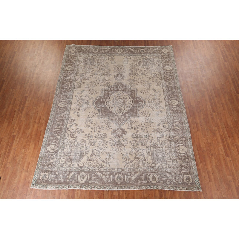 Tapis traditionnel en laine vieillie 10 x 12