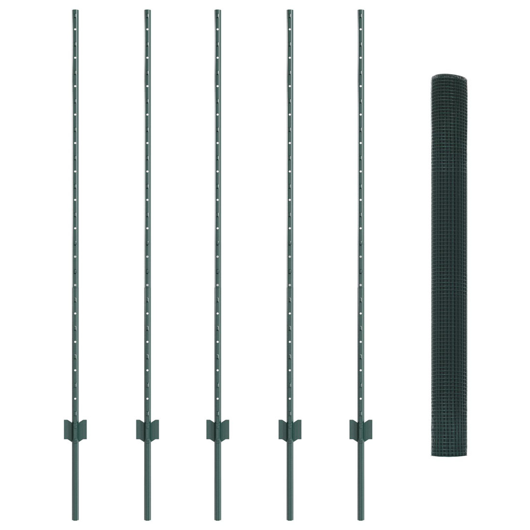 140cm H x 1000cm W Metal Border Fencing