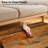 Storage Bench,39.3” Retro Wooden Storage Chest with U-Shaped Cut-Out Pull, Safety Hinge, Supports 300 lb and Easy Assembly for Toy Box Organizer,Brown-1227952198