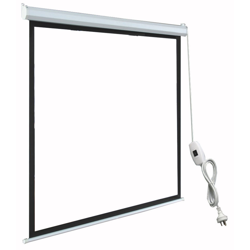 Écran de projection électrique noir Claudette, H 120 po x l 120 po