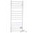 Elgon Straight Towel Rail Towel Warmer-59689086