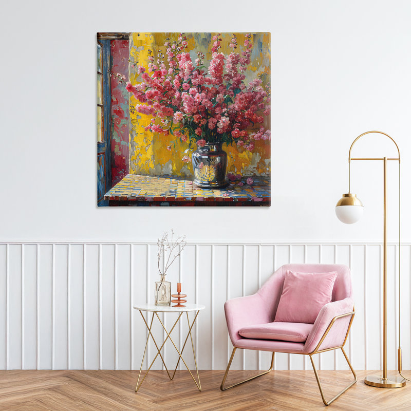 Toile pleine fleur, design par Creative Studio, H 36 po x l 36 po