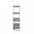 Libby Chrome Finish Bookshelf