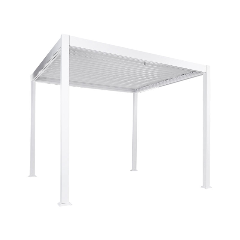 Roseleen 2.5m x 3m Metal Pergola, White