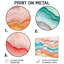 Vert, rose, cascade lumineuse d'agate-1800125024