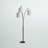 Leah 3-Light Floor Lamp - Black