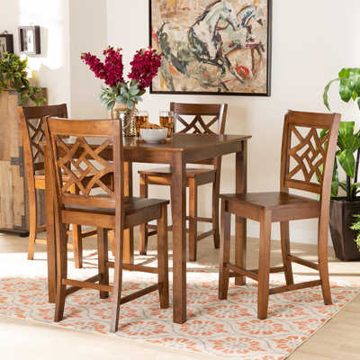 Annorah 5 - Piece Counter Height Dining Set by Darby Home Co