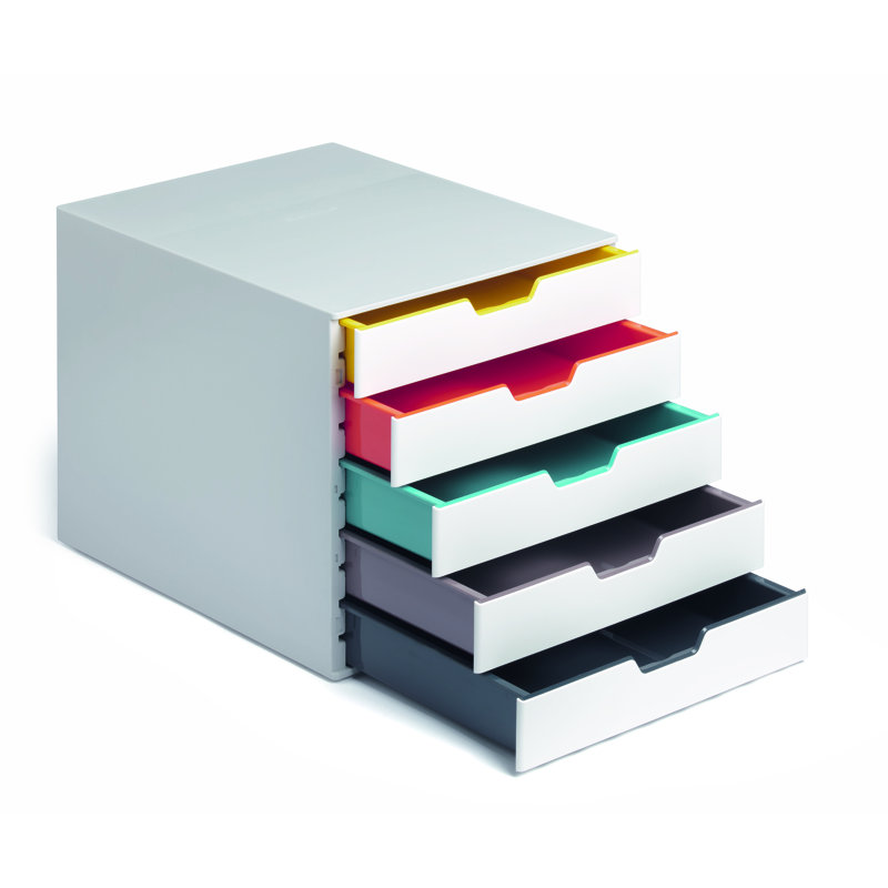 Organisateur de fichiers Afanasie Inbox Zero, H 15 po x l 13 po x P 13 po, Gris
