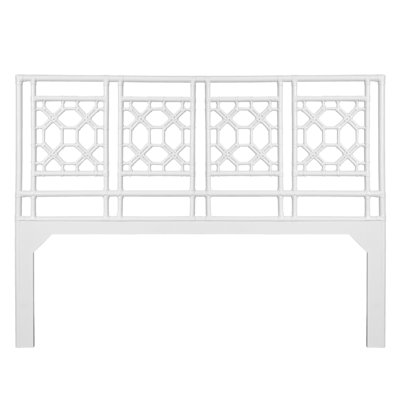 Rattan Open-Frame Headboard