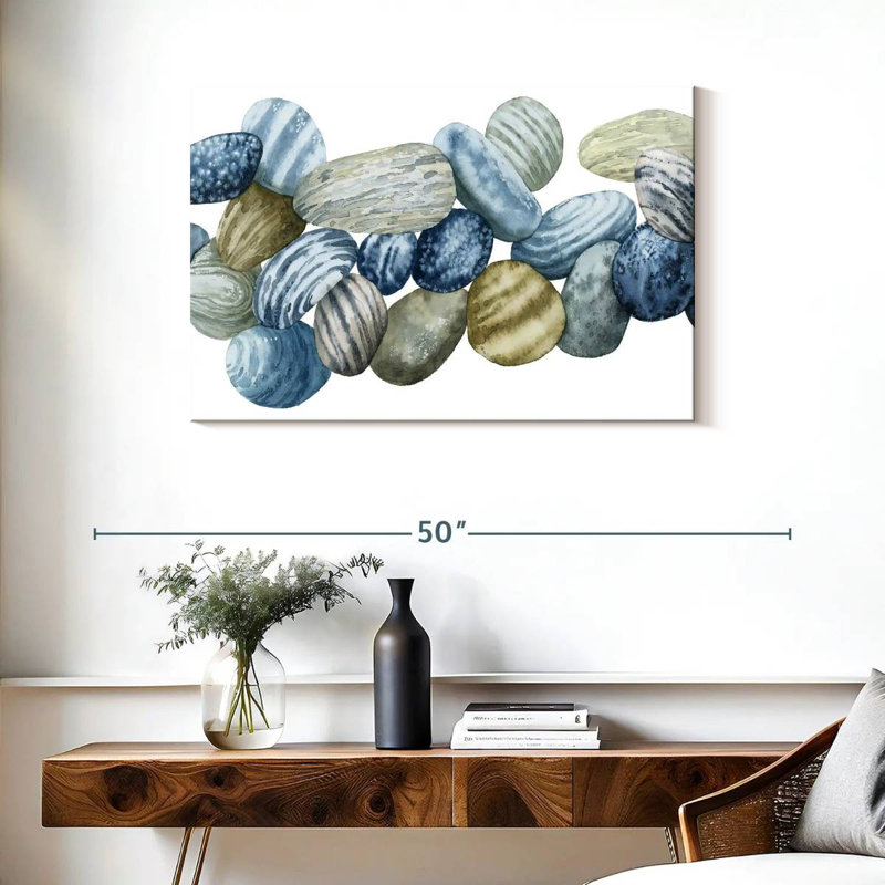 Alvord Found Pebbles III, 24" H x 36" W