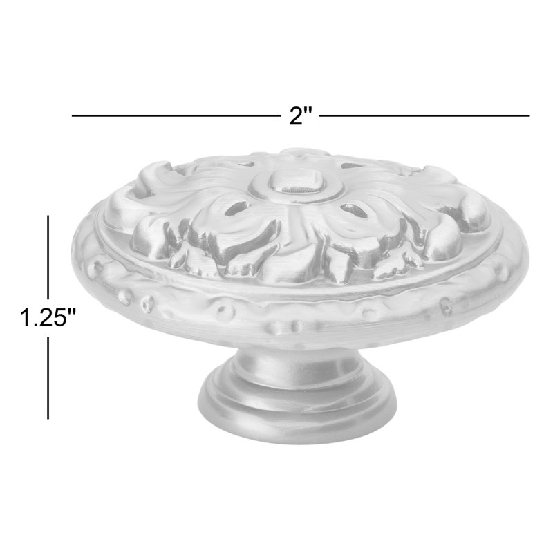Multipack de boutons ovales 2 po Old World, Laiton doré