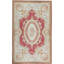 Hand-Knotted High-Quality Red and Beige Area Rug
