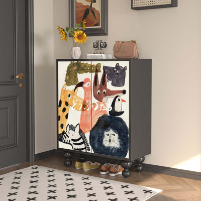 20 Pair Shoe Storage Cabinet