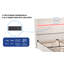 Structure de lit tapissier pour grand lit