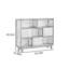 Vitrine simple couleur noyer