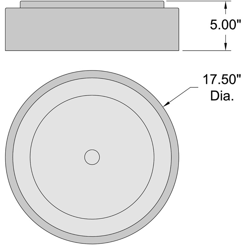 Devery LED Flush Mount, White