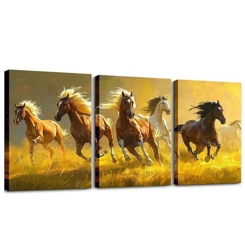 3 Piece Wrapped Canvas Print