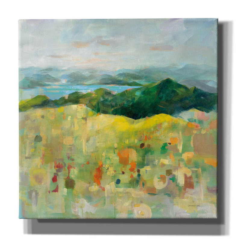 «On The Headland» par Danhui Nai, art mural sur toile, H 18 po x l 18 po