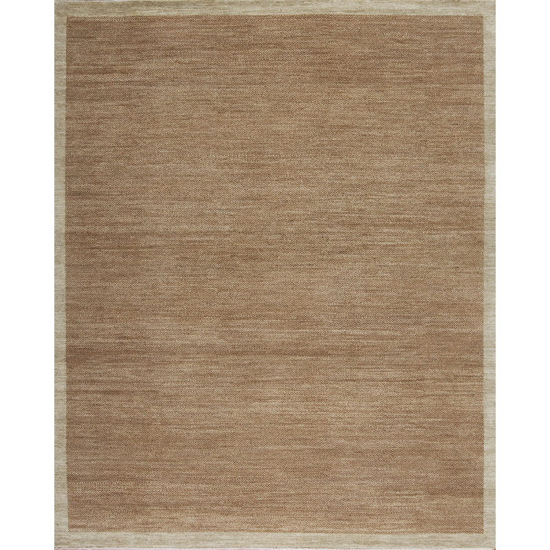 Textures Hand Knotted Wool Area Rug, Rectangle 4' x 6'