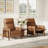 Mid-Century Modern Push-Back Recliner Chair, PU Leather Armchair-1189816473