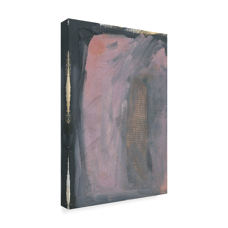« abstract texture 1 », reproduction de peinture à l’acrylique sur toile tendue, H 32 po x l 22 po x P 2 po