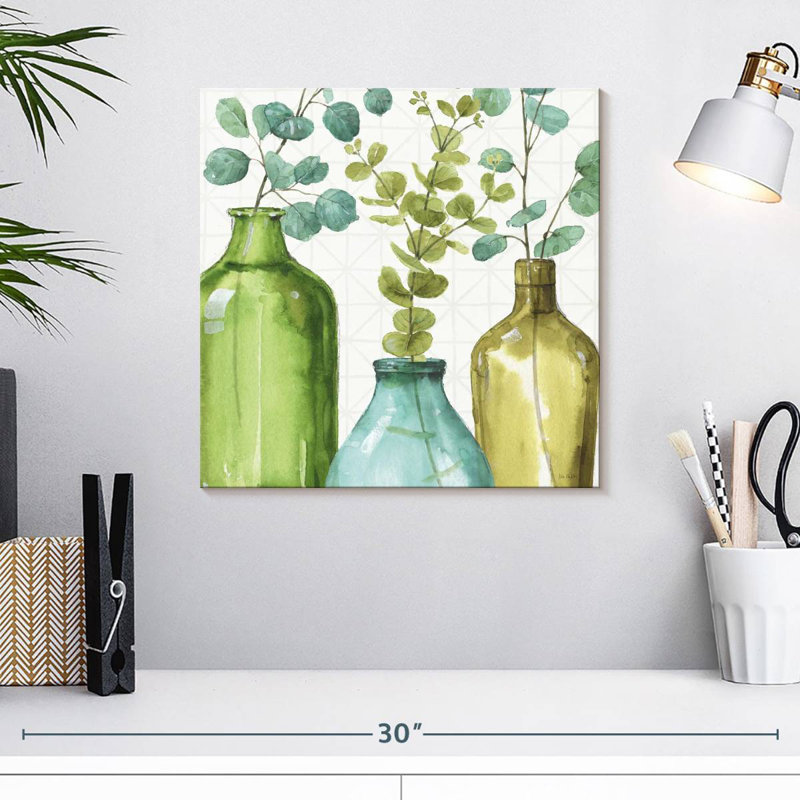 Harnek - Mélange de verts décoratifs VI, H 16 po x l 16 po
