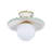 Amanda Lindroth Fancy Ruffle Flushmount
