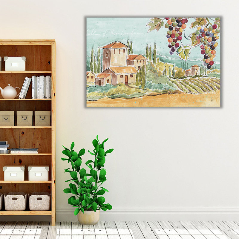 «Tuscan Breeze I», reproduction d'art sur toile, H 20 po x l 30 po
