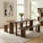Rectangular Bench With Solid Wood Legs, Modern Bench For Dining Room/Hallway/Corner-125948240