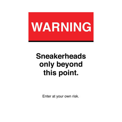Warning Sign by Avesix - Wrapped Canvas Print