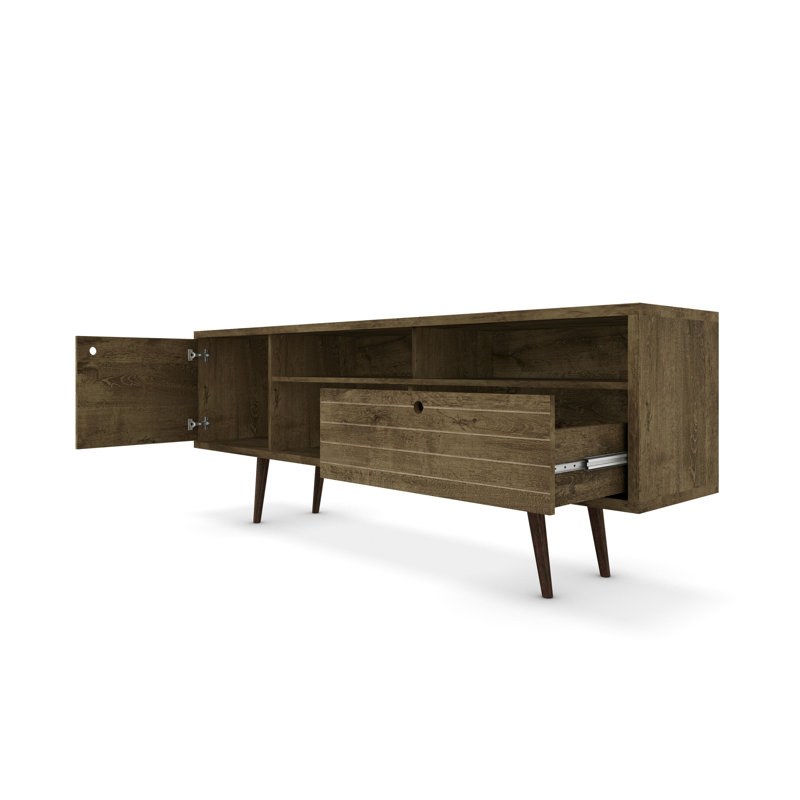 Darryl TV Stand, Rustic Brown