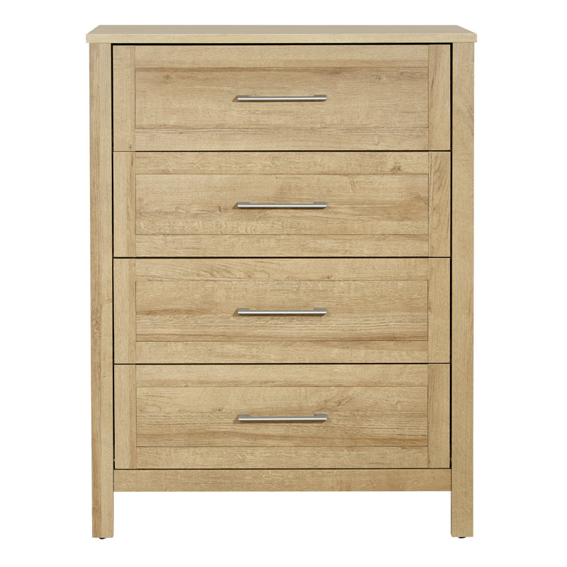 Commode 4 tiroirs l 31,25 po Ahbleza, Chêne des canyons