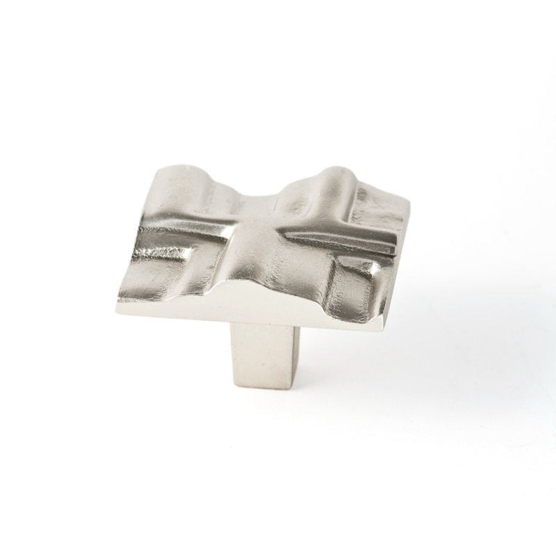 Rio 1 5/8 Length Novelty Knob, Satin Nickel