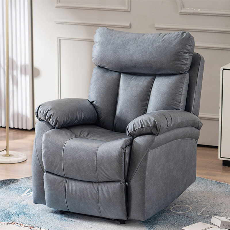 Simple fashion lazy home leisure recliner, Blue