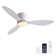 Jamarreon 42''/52'' Flush Mount Dimmable Ceiling Fan with LED Lights and Remote Control