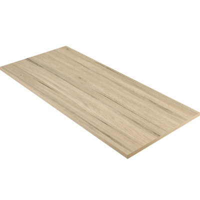 Kaboon Universal Tabletop, Solid One-Piece Melamine Table Top, Home and Office Countertop