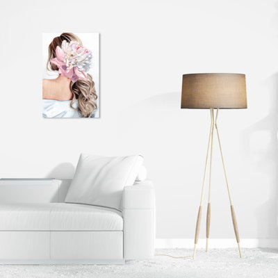 Shavetta, beaux cheveux sur toile