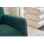 Chaise berçante en tissu avec repose-pieds réglable-1880423345