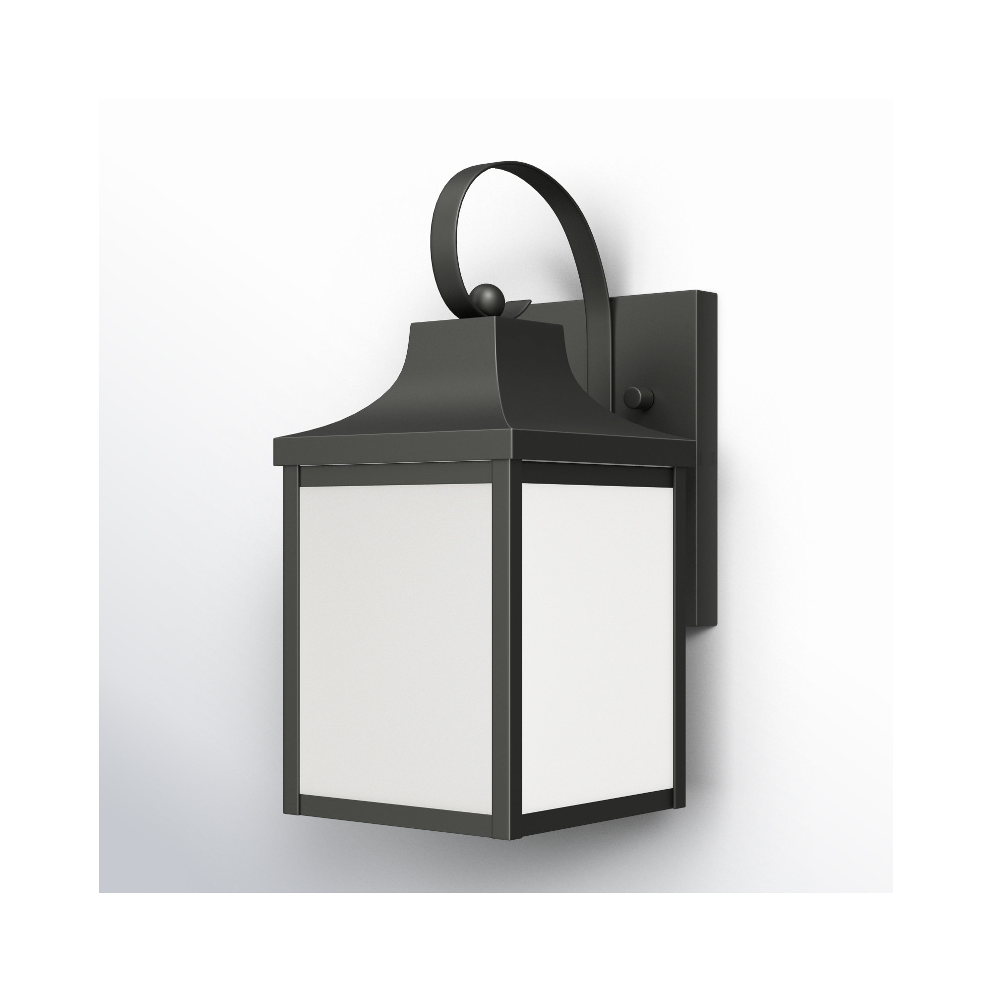 Single Light Outdoor Aluminum Wall Light, No, Antique Bronze