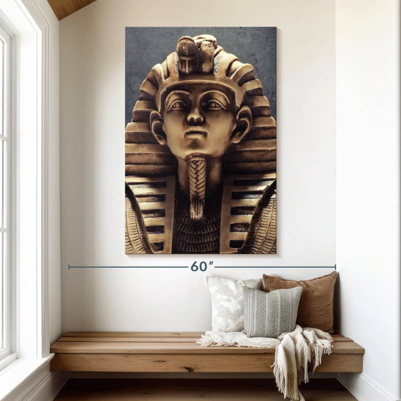 Leisha Pharaon égyptien Toutankhamon, H 51 po x l 34 po