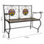 Chania Wrought Iron Park Bench
