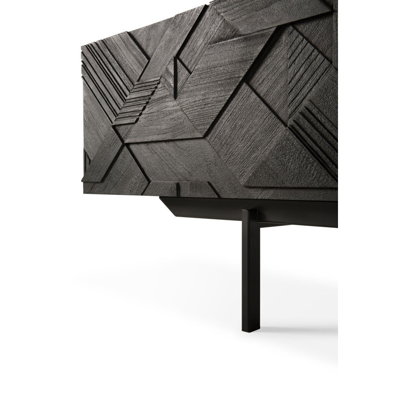 Solid Wood TV Stand, 63"