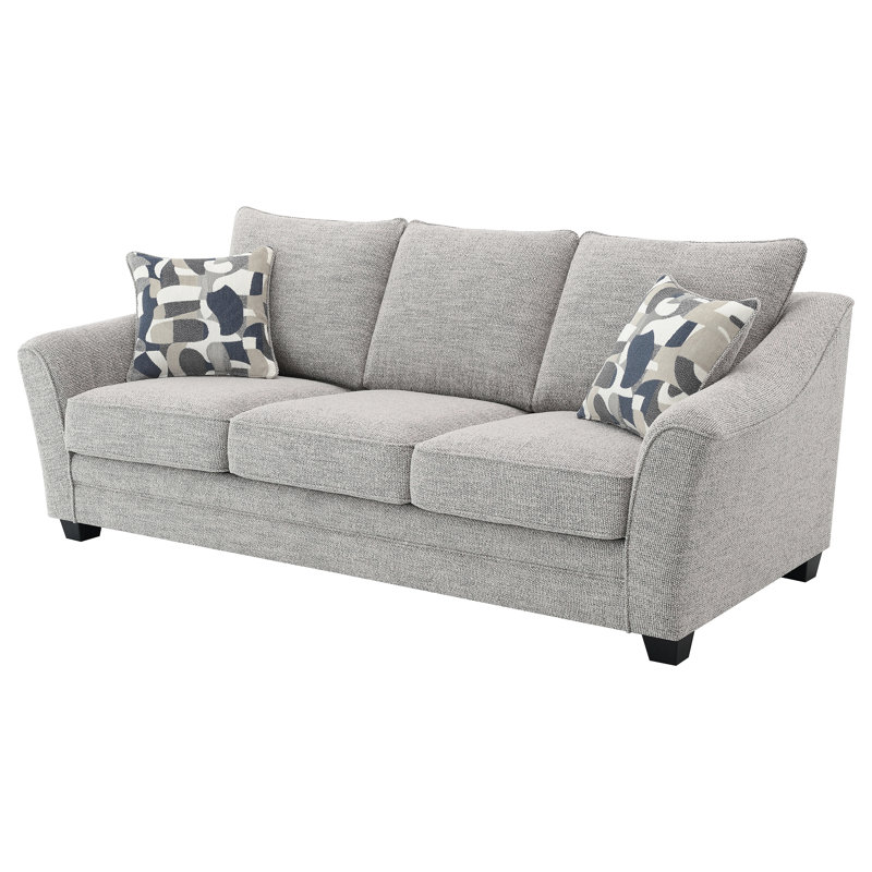 Mingle Light Grey Upholstered Sofa