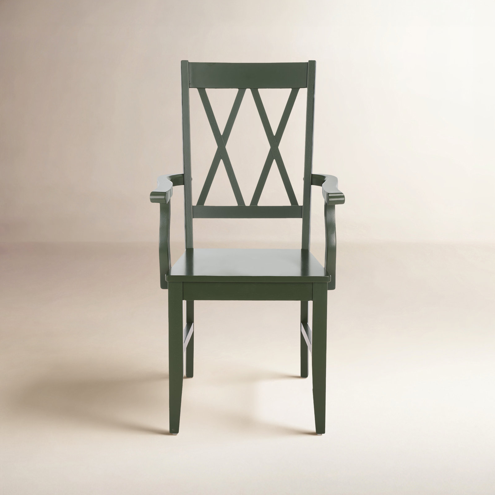 Maura Dining Armchair, Dark Green