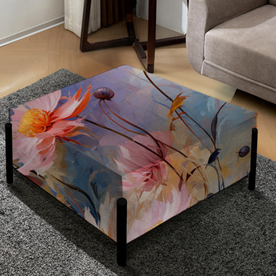 Motif botanique rose I Monet