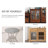 Red Barrel Studio Decorative Static Cling Vinyl Cobblestone Privacy Window Decal-1225814930