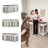 Diarmid Wood Pet Furniture Style Crate with 3 Doors-1191817878
