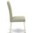 5 Piece Dining Set Includes a Rectangle Kitchen Table with Butterfly Leaf and 4 Dark Shitake Linen Fabric Upholstered Chairs, Linen White-25805896-77487608-77487607