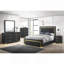 Mobilier de chambre à coucher à 2 tiroirs Glamour