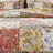 Blooming Prairie Patchwork Cotton Reversible Bedspread Set-1682153026